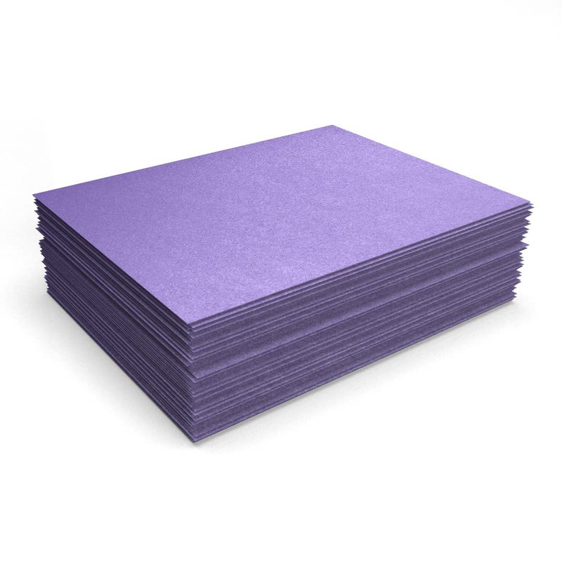 LUXPaper 8.5" x 11" Cardstock | Letter Size | Amethyst Metallic | 105lb. Cover (192lb. Text) | 50 Qty - Image 4